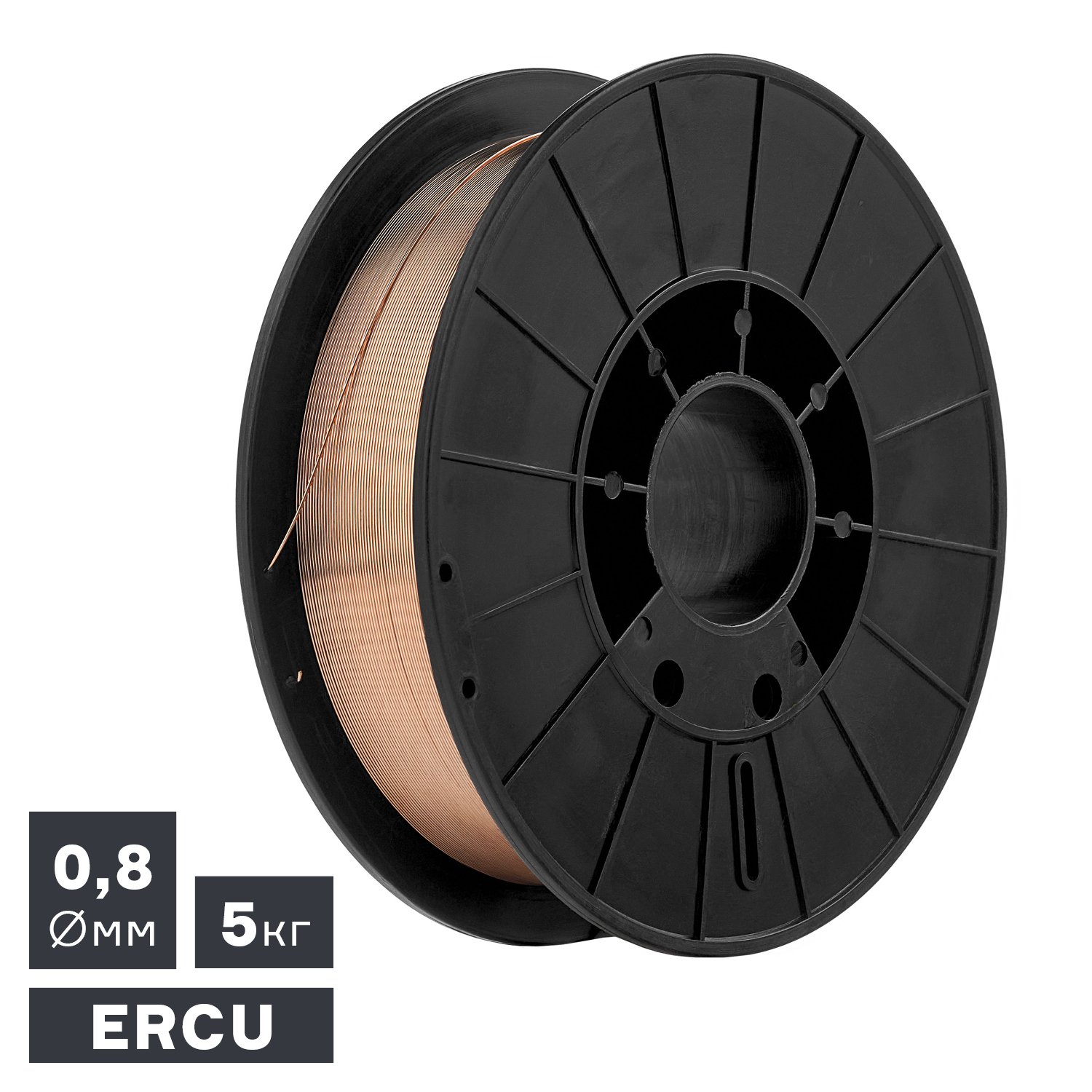 Проволока сварочная MIG для сварки меди (ERCU), Ø 0,8 мм, 5 кг