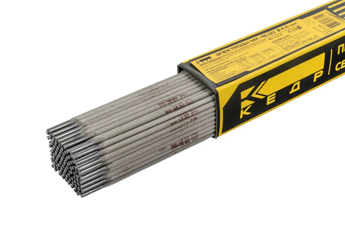 Электроды КЕДР МК-46.00 ? 4,0 мм (пачка 6,5кг)