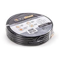 Резиновый маслостойкий воздушный шланг с фитингами Rapid, 20 бар, 12х6 мм, 15 м. AERO