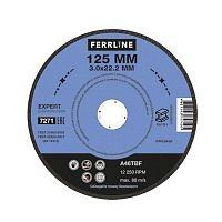 Круг отрезной по металлу FerrLine Expert 125 х 3 х 22,2 мм A46TBF