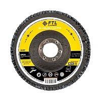 Круг лепестковый для шлифования по нержавеющей стали FTL Ergo цирконий 29 125 х 22,2 мм P40
