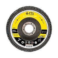 Круг лепестковый для шлифования по нержавеющей стали FTL Ergo цирконий 29 125 х 22,2 мм P120