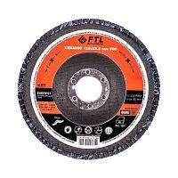 Круг лепестковый с керамическим абразивом для шлифования по нержавеющей стали FTL Everest 29 125 х 22,2 мм P80