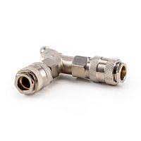 Разветвитель пневматический Y-образный AERO 1 rapid "папа" х 2 rapid "мама"