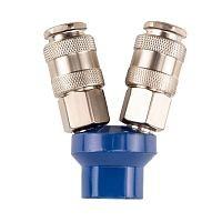 Разветвитель пневматический AERO G 1/4" внутр., 2 rapid "мама"