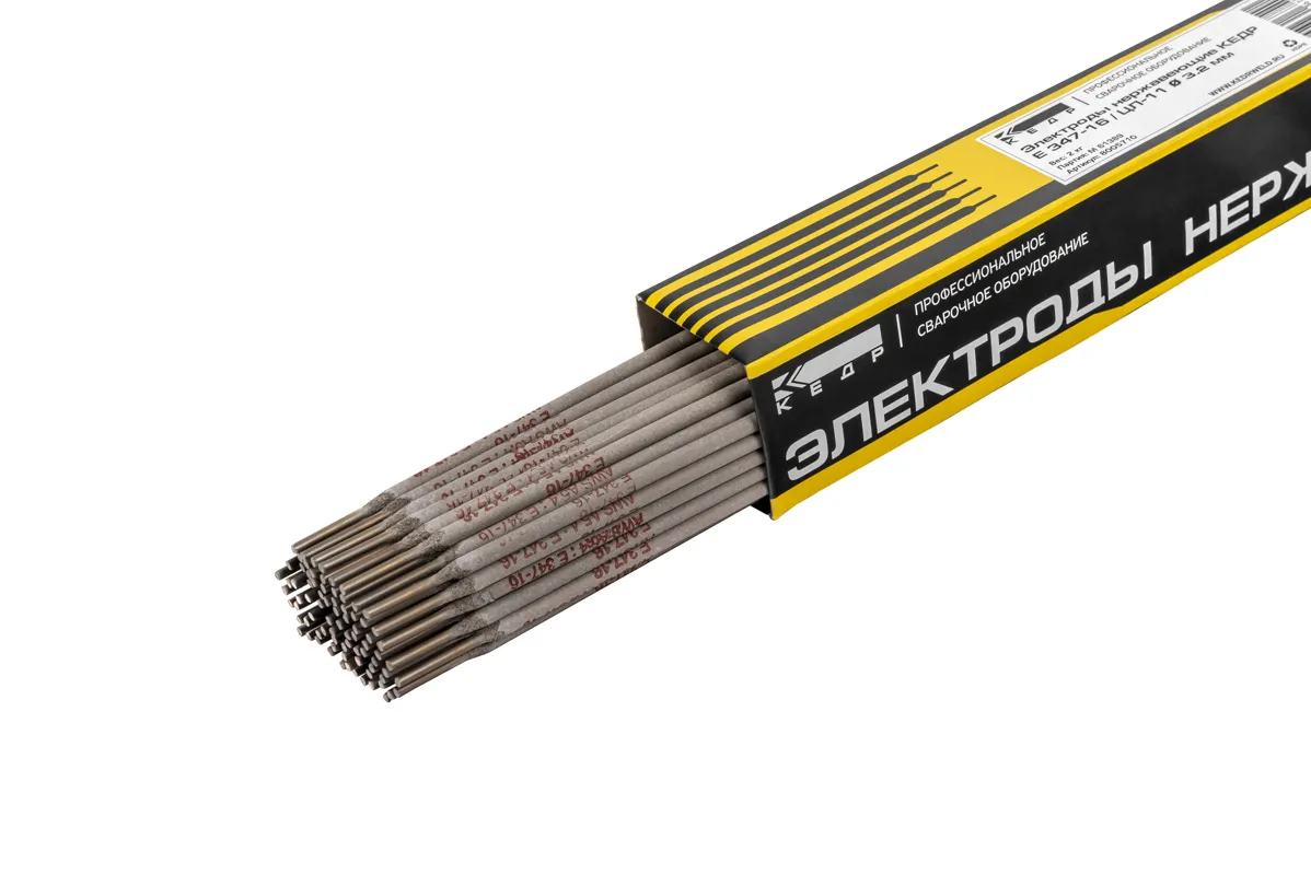Электроды КЕДР E 347-16 / ЦЛ-11 ? 3,2 мм (пачка 2 кг)