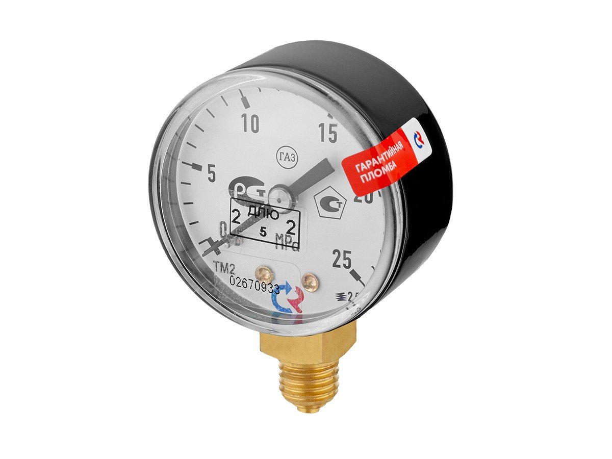 Манометр Сварог ТМ—210Р (0—25 МПа) M12x1.5 ГАЗ