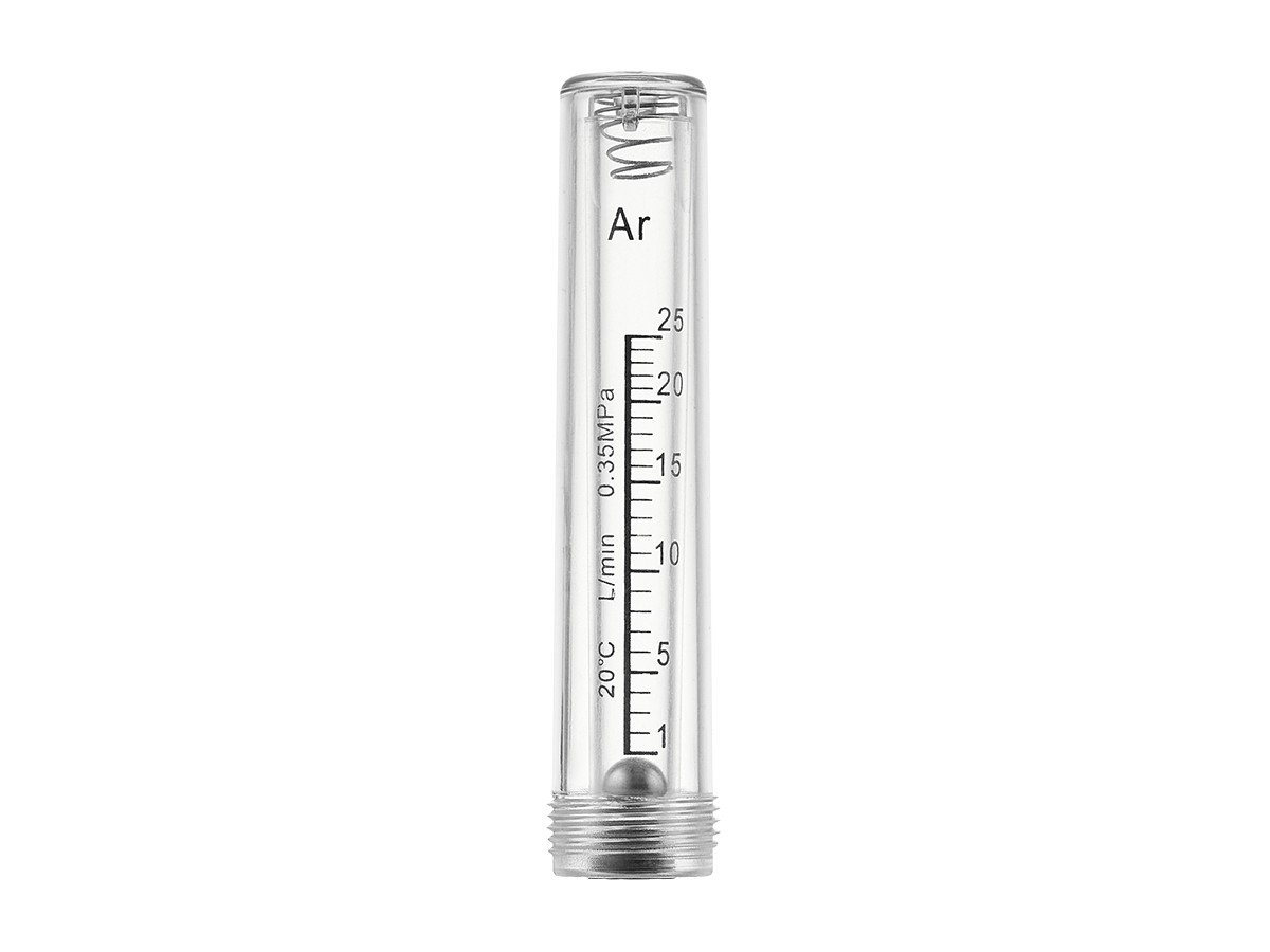 Ротаметр—колба для смесителя Ar/CO2—2Р (Ar 0-25л/мин)