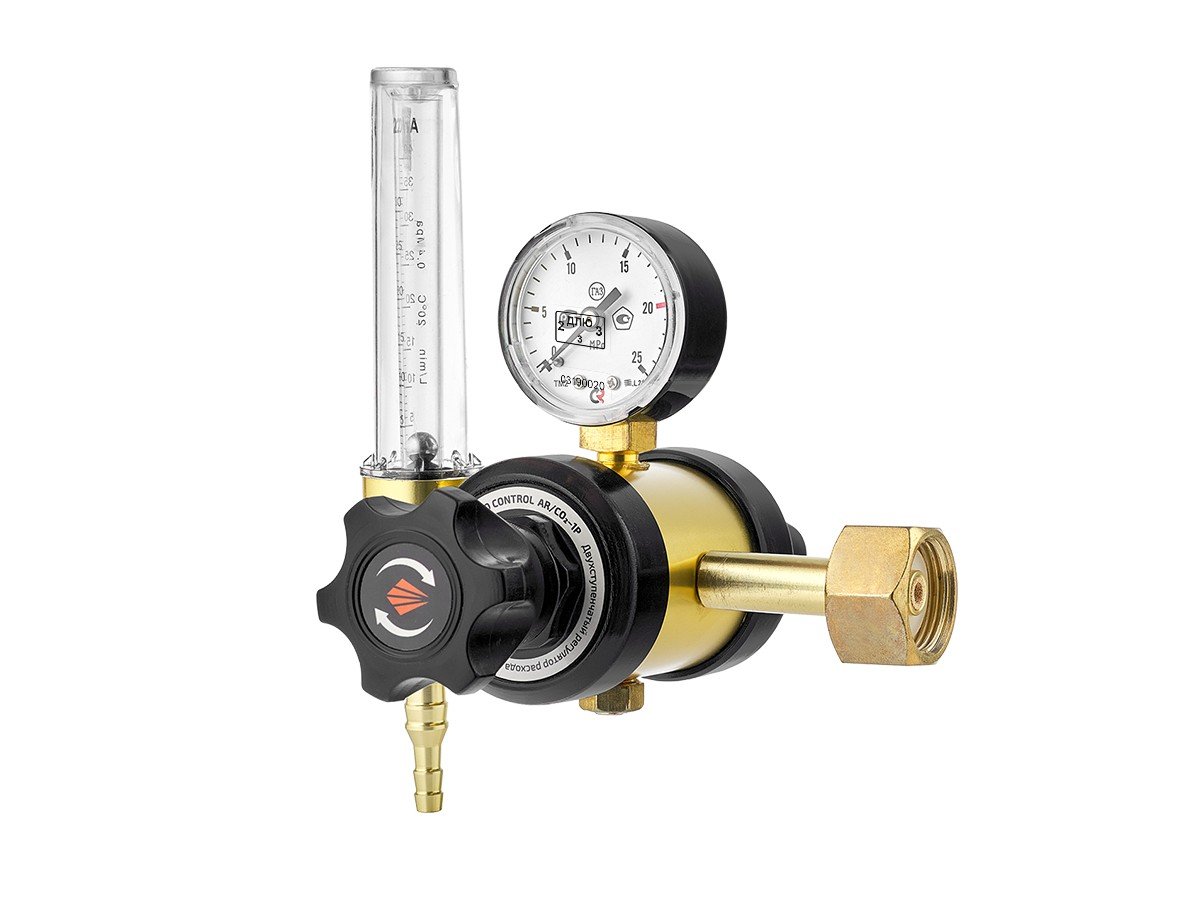 Регулятор расхода газа Сварог PRO CONTROL AR/CO2 1Р двухступенчатый