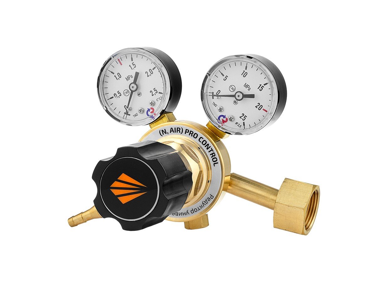 РЕДУКТОР УНИВЕРСАЛЬНЫЙ ИНЕРТНЫЙ ГАЗ, СЖАТЫЙ ВОЗДУХ (N, AIR) PRO CONTROL